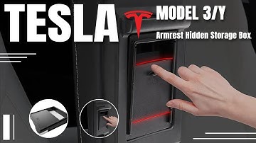 Tesla Model 3/Y Armrest Storage Upgrade: Step-by-Step Installation Tutorial