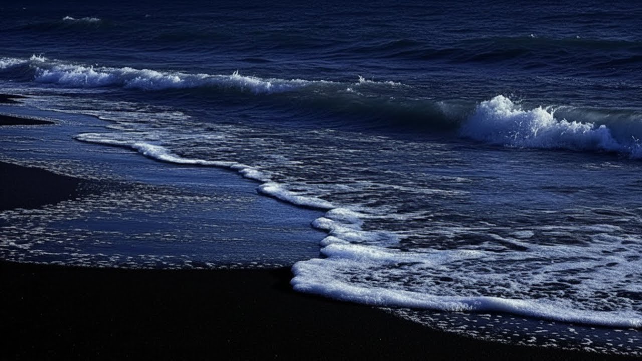 Sleep Instantly Tonight 😴 Ocean Wave White Noise • Deep Healing Night Ambience