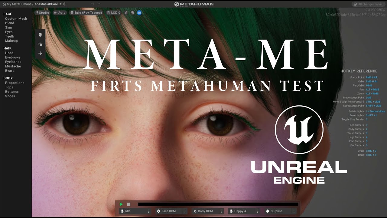 META-ME #metahumanman #unrealengine - YouTube