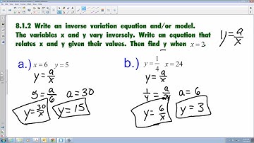 8.1 Model Inverse and Joint Variation