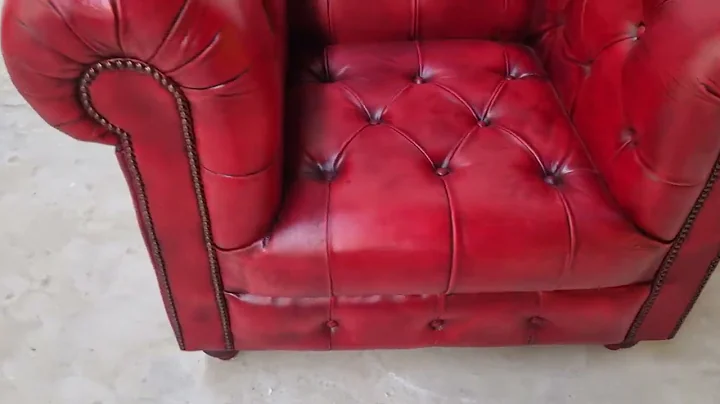 Red rose chesterfield sofa | leather sofa set |#chesterfieldsofa @Akkuartexports #leathersofas #vibe