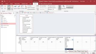 Importing Data and Creating Tables - Castles Live & Loud - BTEC IT Unit 2
