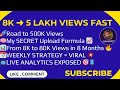 How I Grew My Vlog Channel to 500K Views in 8 Months! (Weekly Strategy + Realtime Analytics)