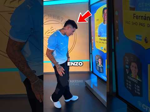 Enzo Fernández se puso su propia nota en FC 27 #futbol #short
