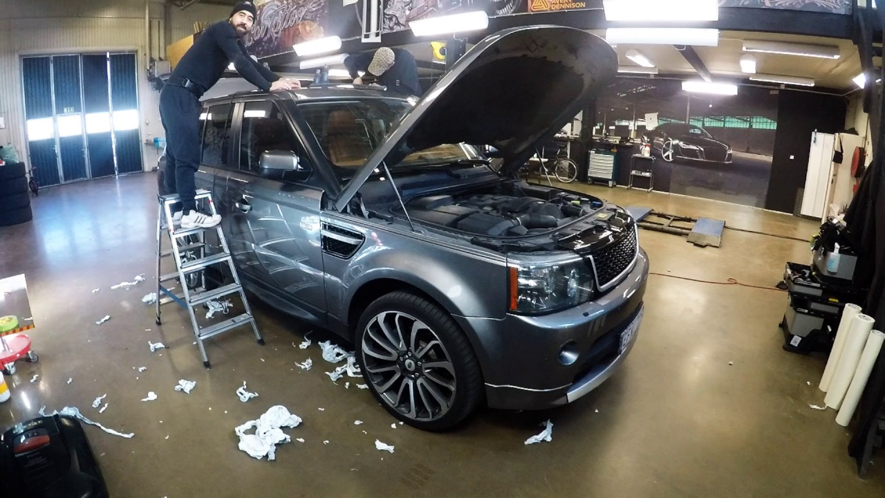 Rovers Remover Wrap removal of Range Rover - YouTube