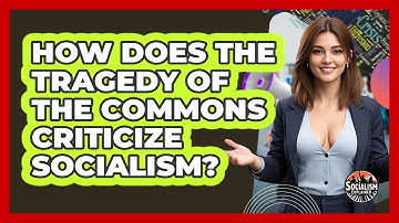 How Does The Tragedy Of The Commons Criticize Socialism? - Socialism Explained