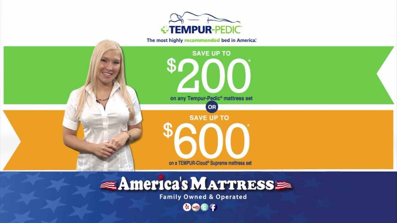 TempurPedic Savings Event YouTube