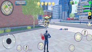 Black Hole Hero : Vice Vegas Rope Mafia | police robot combat crime - City Crime screenshot 1