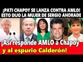 ¡Pati Chapoy se lanza contra AMLO! Así contestó AMLO a Calderón. ¡Esto dijo Sergio Andrade!