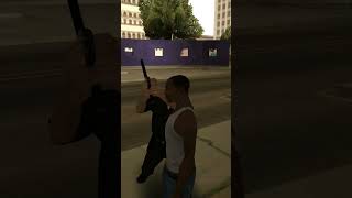 Evolution of ''Getting busted on foot'' in GTA #shorts #gta