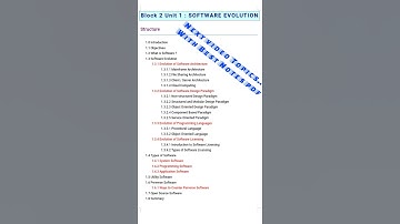 IGNOU BCA video lectures || Software Evolution || IGNOU Study Centre || BCS 11 Block 2 Unit 1 || Sid