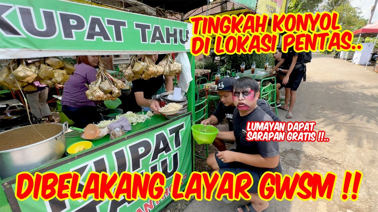 Ngicipin jajanan dilokasi pentas GWSM !! SUMPAH INI ENAK BANGET