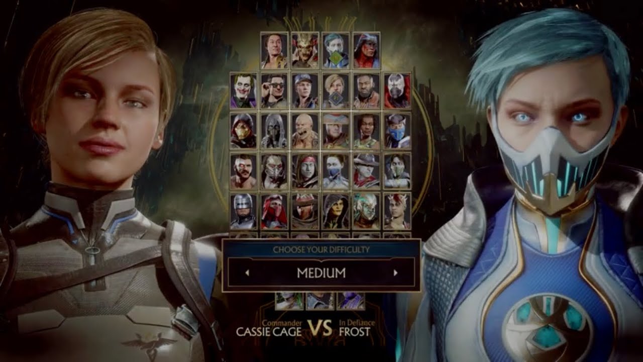 Mortal Kombat 11: Cassie Cage vs. Frost(Hard)