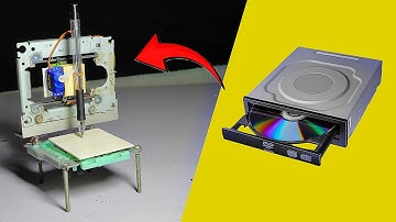 how to make writing machine using old DVD rider II DIY Mini CNC Plotter || Part:01