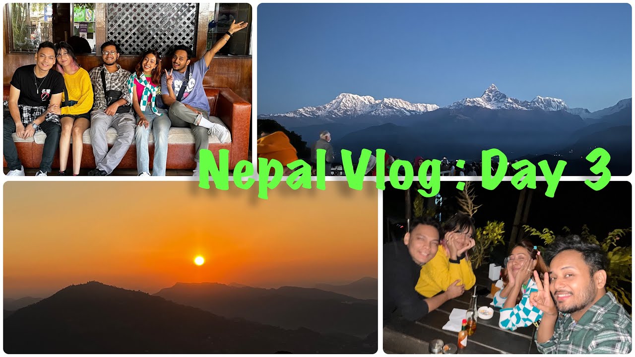Exploring Pokhara (Sunrise, street food, German bakery, shopping and