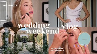Wedding Weekend in Texas: grwm + vlog