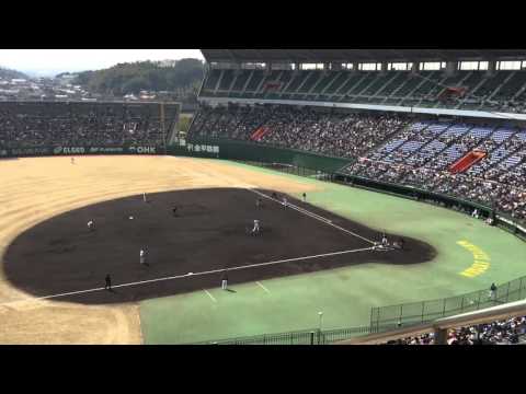 2016オープン戦楽天VSソフトバンク 柳田悠岐第一打席(本多雄一の盗塁あり)