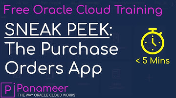 Oracle Cloud Tutorial Ep 0071 | Sneak Peek of Purchase Orders App w Transaction Creation (In 8 Mins)