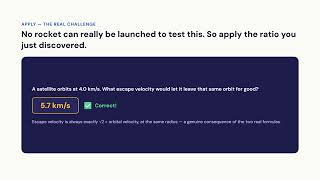 Escape Velocity Lab — How It Works | OjasaLearn
