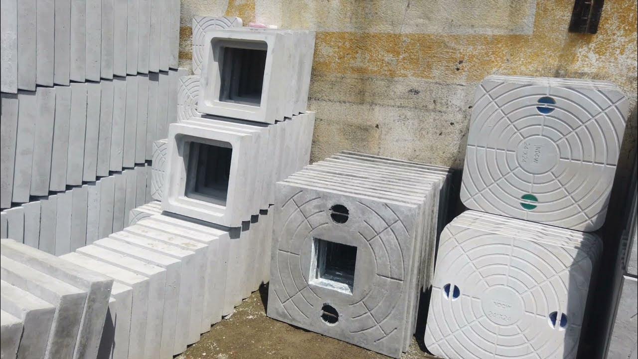 Making Precast Concrete Drain Cover RCC Sump Cover Camber Cover
