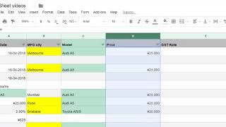 Famous How to resize column in Google sheets | How to adjust width in Google sheets Profile