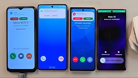 Incoming call TCL 30b Tecno 30S Samsung Galaxy ZFold4 Samsung Galaxy Note10 with mouse control