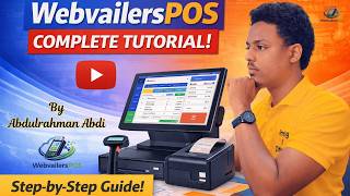 WebvailersPOS Smart POS  System Complete Tutorial | How to use the Software.
