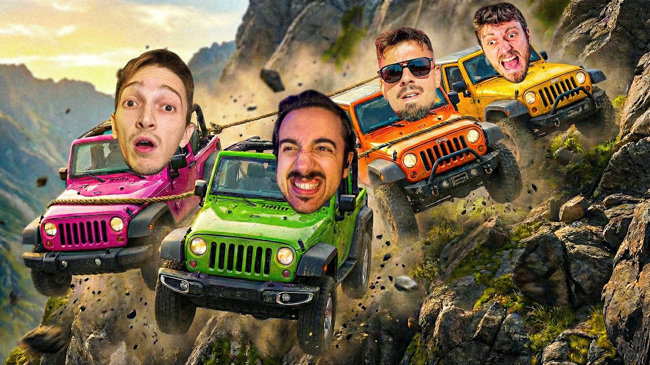 ABBIAMO GUIDATO 4 JEEP LEGATE FRA LORO E NON È ANDATA BENISSIMO... (non siamo più amici)