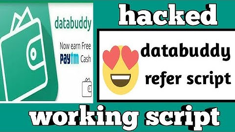 DATABUDDY APP SCRIPT{WORKING SCRIPT) 2018