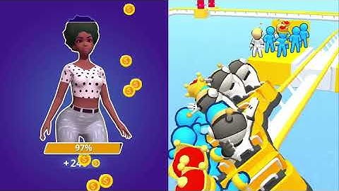 Twerk racee 3D vs Runner Coaster🫁🫁 Walkthrough All New Max Update Tiktok gameplay ZX5670