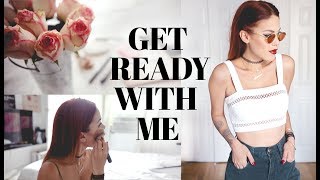 GRWM - Casual summer day- make up and outfit!