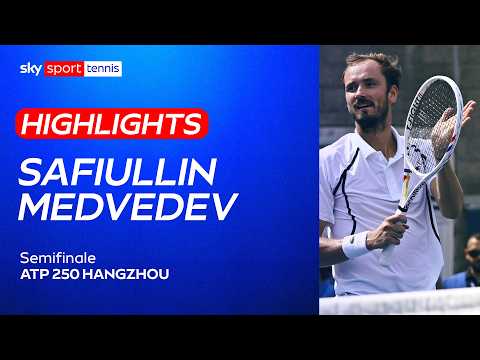 Video Medvedev-Safiullin: gli highlights | ATP 250 Hangzhou