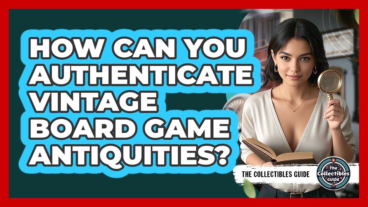 How Can You Authenticate Vintage Board Game Antiquities? - The Collectibles Guide