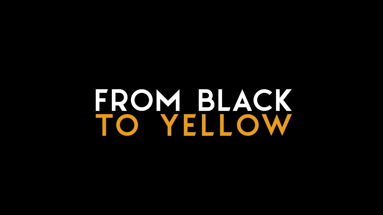 From Black To Yellow | Artistic Performance | PARIS
