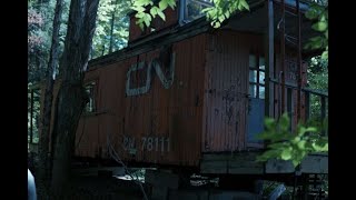 Abandoned CN Caboose Cabin