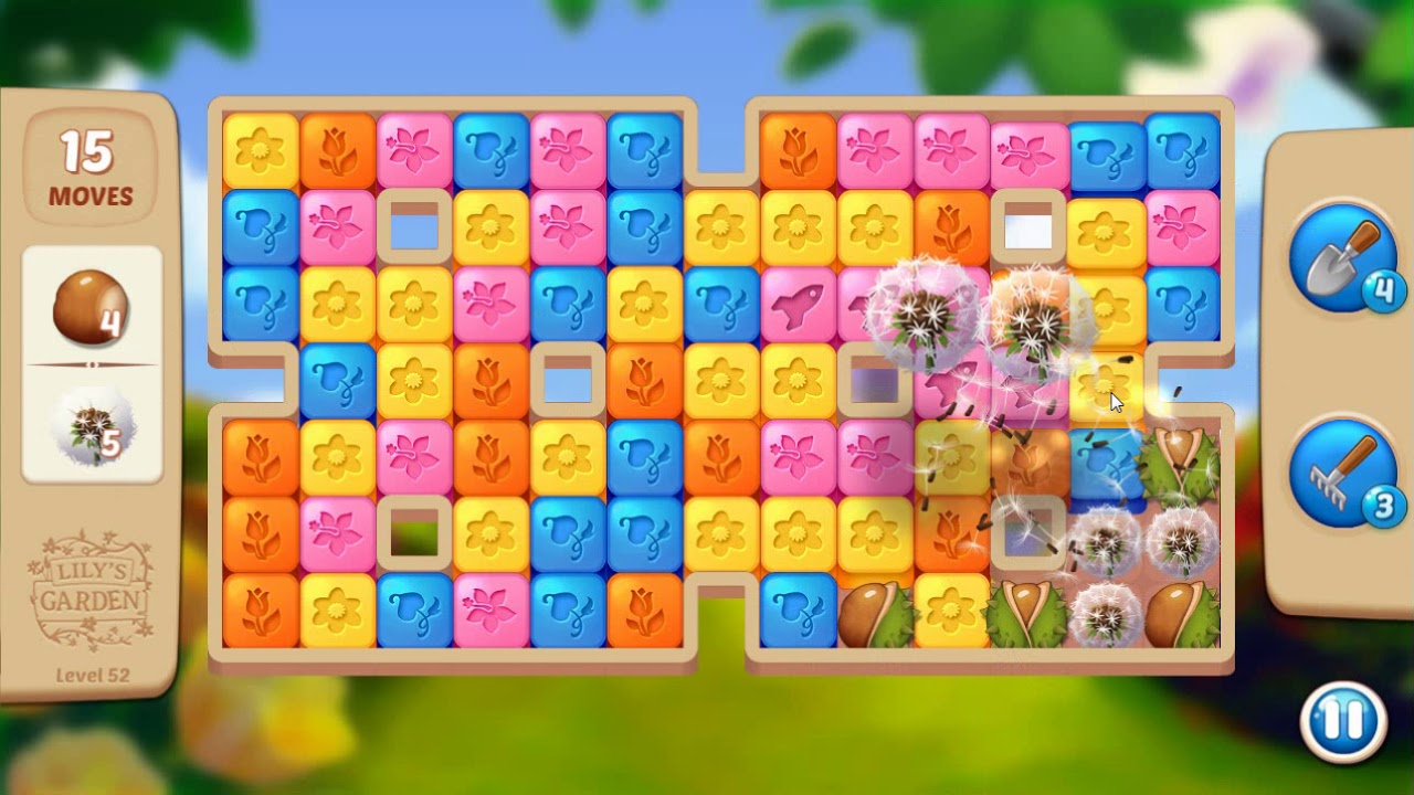 Lily's Garden Level 52 - No Boosters - YouTube