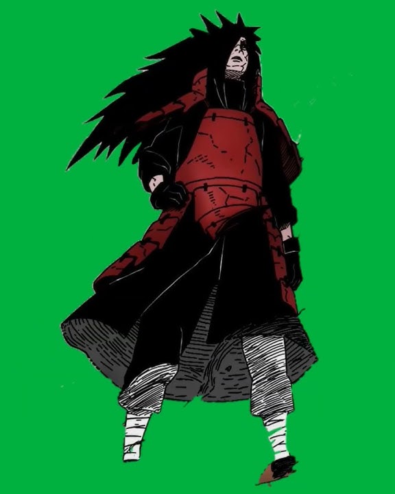 Madara manga animation (2) green screen