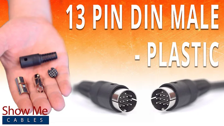 How To Install The 13 Pin DIN Male Solder Connector - Plastic