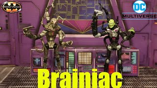 McFarlane DC Multiverse Brainiac Regular & Platinum Page Puncher Superman Ghosts Of Krypton Figures