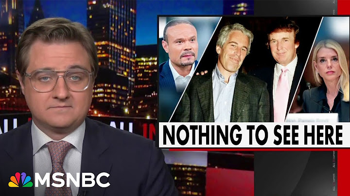Trump is ‘desperate’ for people to stop talking about Epstein, says Hayes
