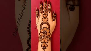 Stylish back hand mehandi design #mehndi #mehandi #mehndidesign #hennadesign #henna #shorts
