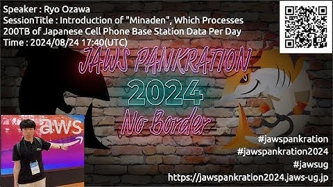 JAWS PANKRATION 2024 TT-46 Introduction of "Minaden", Which Processes 200TB of Japanese Cell Phon...