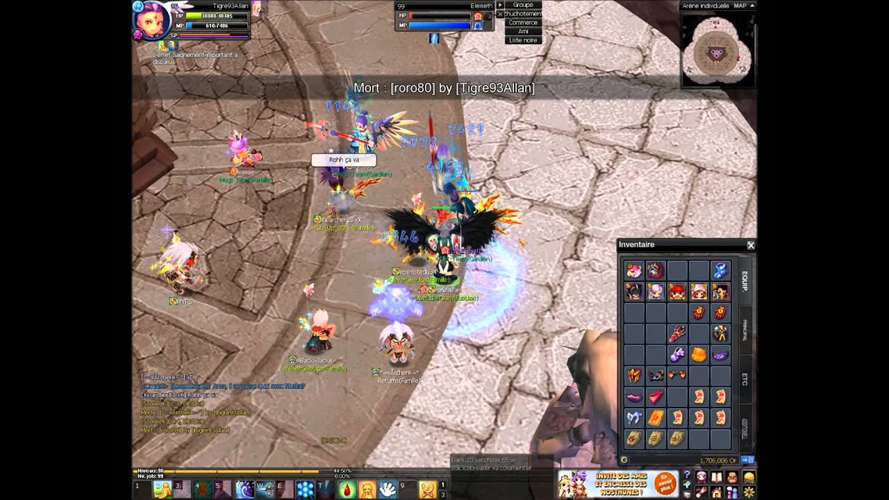 Nostale : GM Eleiseth VS Tigre93Allan