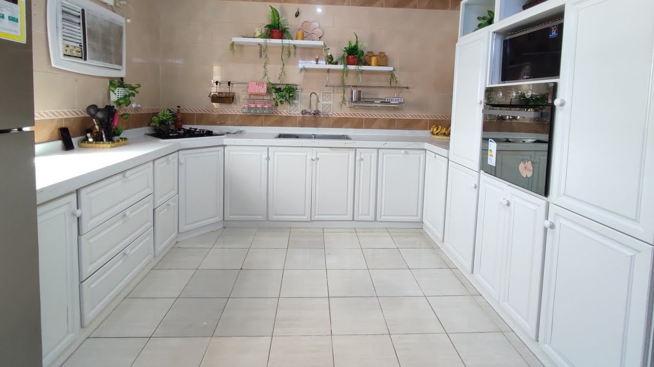 واخيرا جوله في مطبخي ليه ماسويت دواليب فوق بس تحت 👌