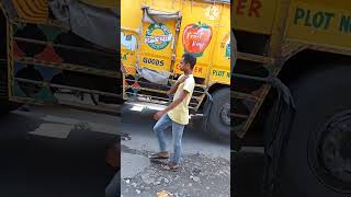 King Size Fruit Truck On Local Road