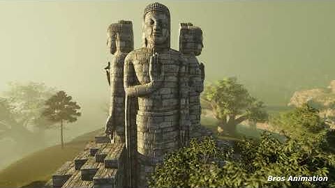 Forest Temple Khmer 3D Lumion 10 pro.