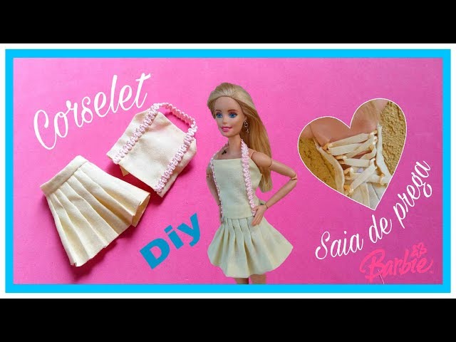 Como Fazer Chapéu para Barbie e outras Bonecas Diy Tutorial Roupas de  Bonecas Super Toy Kids 