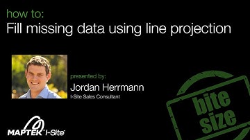 I-Site Bite Size - How to: Fill missing data using line projection