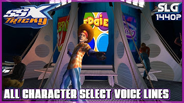 SSX Tricky - All Character Select Voice Lines [2.5K]