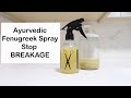 Ayurvedic Fenugreek Spray For Hair Growth | Low Porosity Natural Hair